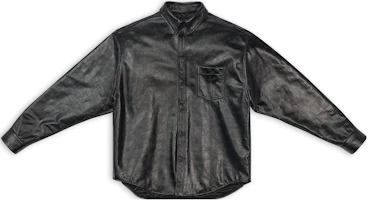 Balenciaga FW22 All-Over Logo Leather Jacket Men’s Black. 704420TMS161000 Balenciaga FW22 All-Over Logo Leather Jacket Men’s Black. 704420TMS161000