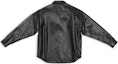 Lookbook Balenciaga FW22 All-Over Logo Leather Jacket Men’s Black. 704420TMS161000