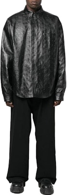 Balenciaga FW22 All-Over Logo Leather Jacket Men’s Black. 704420TMS161000 Shop Balenciaga FW22 All-Over Logo Leather Jacket Men’s Black. 704420TMS161000