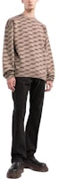 バレンシアガ FW22 ロゴ オーバーサイズ ブラウン ニット セーター 男女兼用 長袖. 705033T32539378 Lookbook バレンシアガ FW22 ロゴ オーバーサイズ ブラウン ニット セーター 男女兼用 長袖. 705033T32539378
