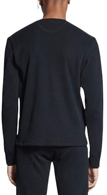 Balenciaga FW22 Black Embroidered Long Sleeve Crewneck T-Shirt (Oversized Fit). 6983224C2B41000 Shop Balenciaga FW22 Black Embroidered Long Sleeve Crewneck T-Shirt (Oversized Fit). 6983224C2B41000