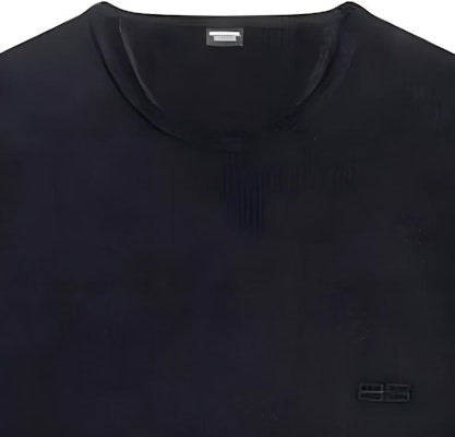 Balenciaga FW22 Black Embroidered Long Sleeve Crewneck T-Shirt (Oversized Fit). 6983224C2B41000 Details for Balenciaga FW22 Black Embroidered Long Sleeve Crewneck T-Shirt (Oversized Fit). 6983224C2B41000