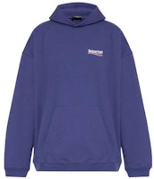 Balenciaga FW22 Blue Logo Print Sweatshirt Unisex Regular Fit 620973TKVI91195 Balenciaga FW22 Blue Logo Print Sweatshirt Unisex Regular Fit 620973TKVI91195