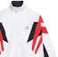 Sizing Balenciaga FW22 Jaket Olahraga Colorblock Zip-Up Putih 675533TKM029000