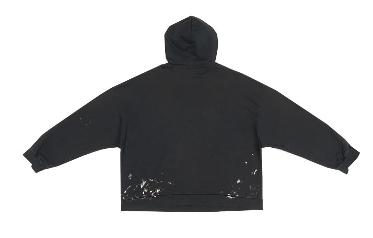 Balenciaga FW22 Distressed Oversized Hoodie Black with Colorful Logo Print . 674986TMVH41055 圖 3