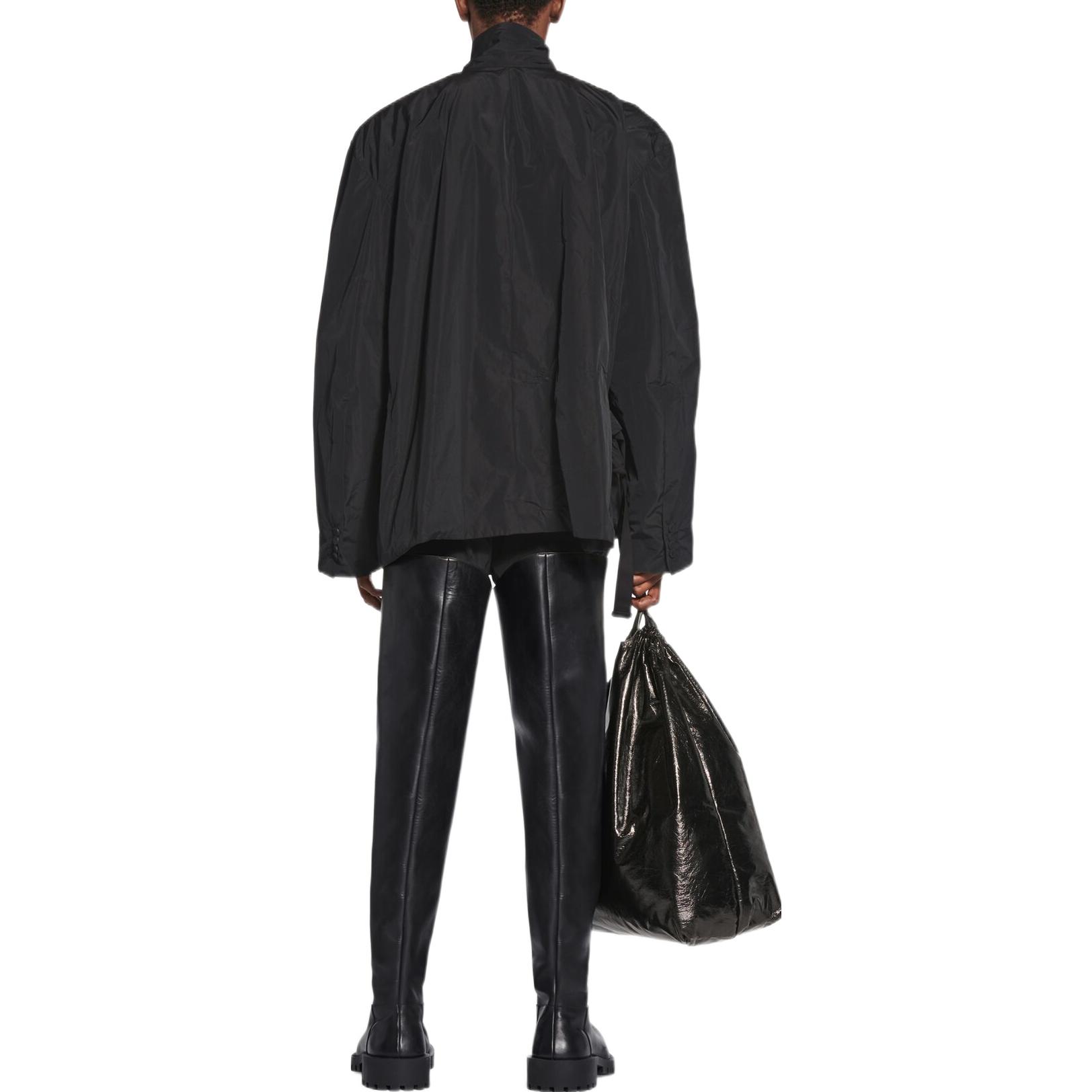 Purchase 巴黎世家FW22男女同款黑色双排扣宽松外套 720043TMO051000