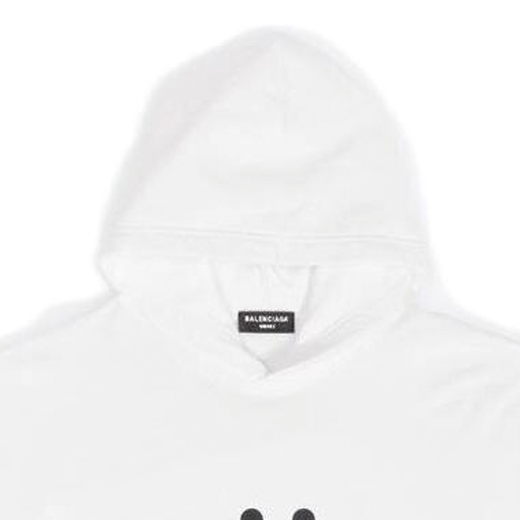 Balenciaga FW22 Flags Logo White Hoodie Unisex Oversized Fit Couples Wear. 651799TMVO30904 圖 7