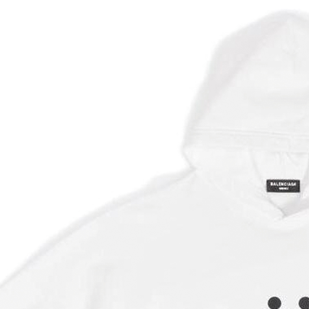 Balenciaga FW22 Flags Logo White Hoodie Unisex Oversized Fit Couples Wear. 651799TMVO30904 圖 8