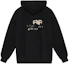 Lookbook Balenciaga FW22 Hand Drawn Logo Print Black Hoodie Oversized Fit. 620973TNVQ11059