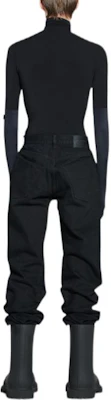 Balenciaga FW22 Jeans Pria High-Waisted Loose Fit Hitam Straight Cut 724715TNW401105 Purchase Balenciaga FW22 Jeans Pria High-Waisted Loose Fit Hitam Straight Cut 724715TNW401105