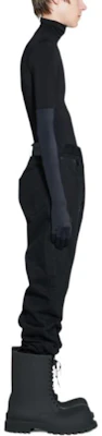 Balenciaga FW22 Jeans Pria High-Waisted Loose Fit Hitam Straight Cut 724715TNW401105 Sizing Balenciaga FW22 Jeans Pria High-Waisted Loose Fit Hitam Straight Cut 724715TNW401105