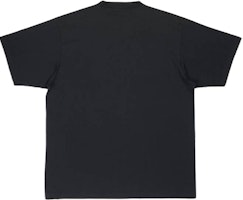 Balenciaga FW22 Baju T Hitam Oversized Unisex Logo Huruf. 651795TNVL11070 Lookbook Balenciaga FW22 Baju T Hitam Oversized Unisex Logo Huruf. 651795TNVL11070