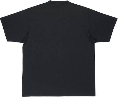Balenciaga FW22 Letter Logo Oversized Unisex Black T-Shirt. 651795TNVL11070 Lookbook Balenciaga FW22 Letter Logo Oversized Unisex Black T-Shirt. 651795TNVL11070