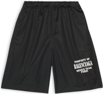 Balenciaga FW22 Letter Logo Print Relaxed Fit Casual Shorts Black Men 704719TKP241000 Order Balenciaga FW22 Letter Logo Print Relaxed Fit Casual Shorts Black Men 704719TKP241000