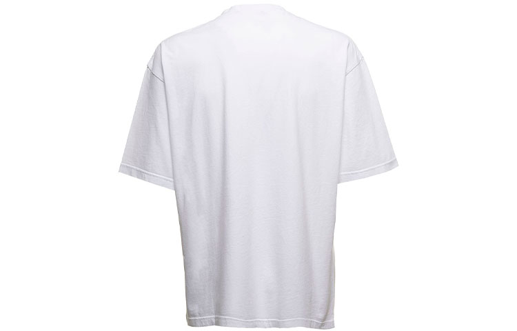 Balenciaga FW22 Letter Logo Print White Casual T-Shirt Regular Fit . 612966TMVB49040 圖 3