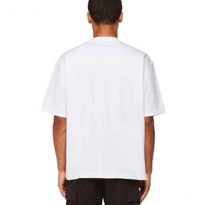 Balenciaga FW22 字母标志印花白色休闲T恤 常规版型。 612966TMVB49040 Details for Balenciaga FW22 字母标志印花白色休闲T恤 常规版型。 612966TMVB49040