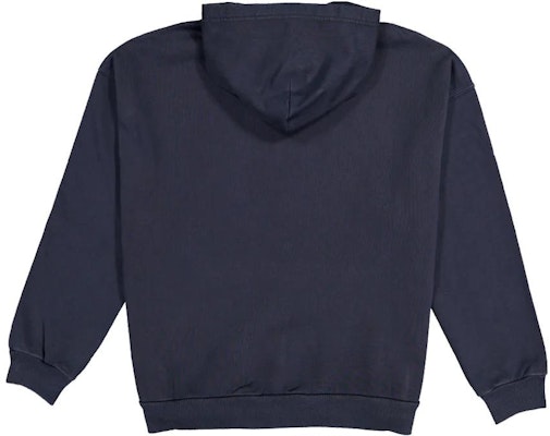 Balenciaga FW22 Hoodie Navy Cetak Huruf Unisex Loose Fit Pullover 675003TLVM33967 Lookbook Balenciaga FW22 Hoodie Navy Cetak Huruf Unisex Loose Fit Pullover 675003TLVM33967