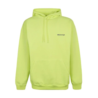 Balenciaga FW22 Logo Embroidered Pullover Sweatshirt Green () 570811TKVB57110