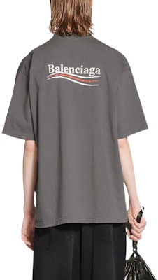 Balenciaga FW22 標誌印花灰色圓領T恤 641675TNVG51227 Purchase Balenciaga FW22 標誌印花灰色圓領T恤 641675TNVG51227