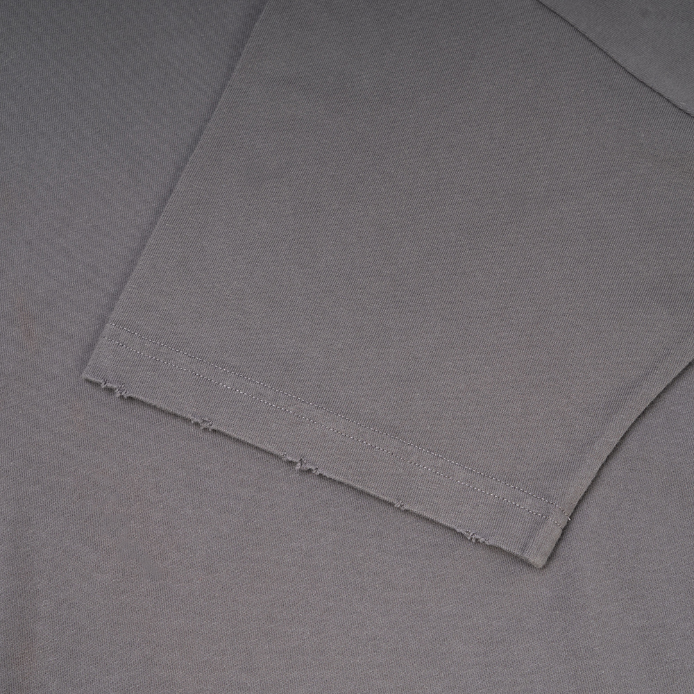 Cheap Balenciaga FW22 標誌印花灰色圓領T恤 641675TNVG51227