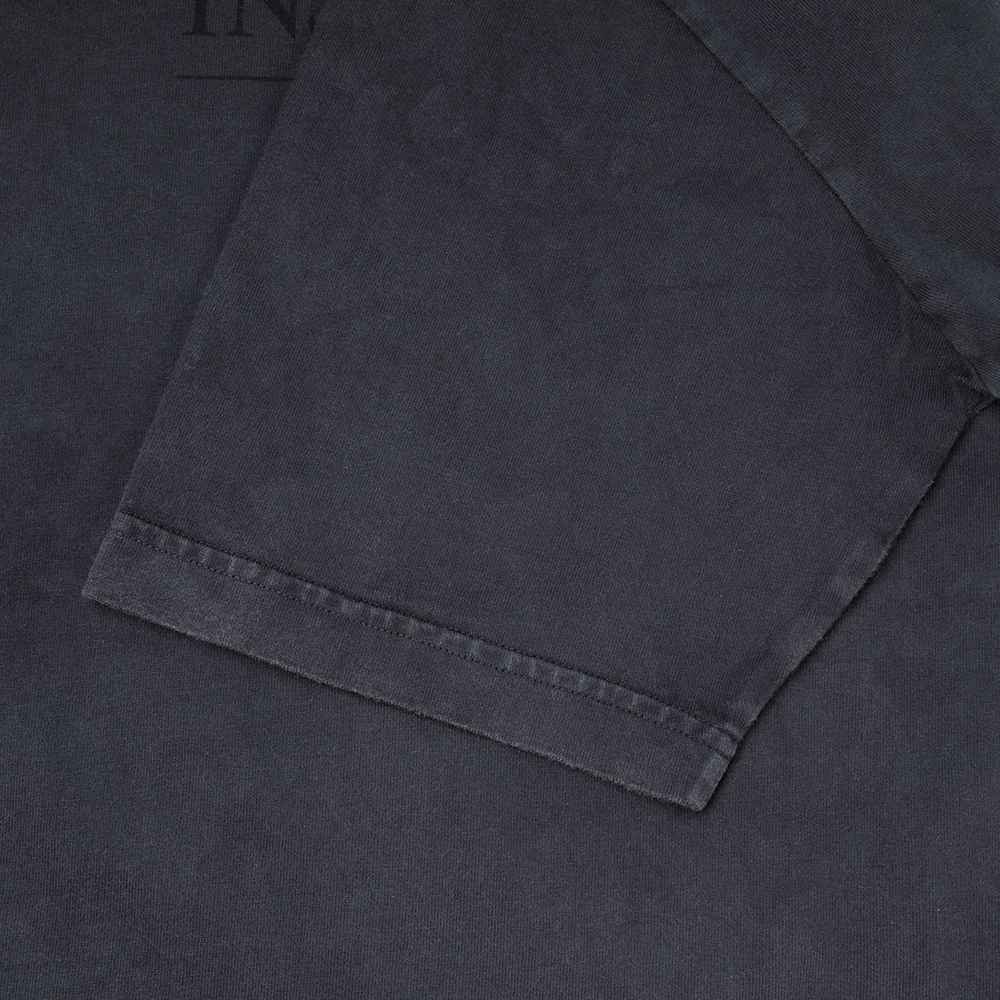 Details for Balenciaga FW22 Logo Print Gray Regular Fit Crewneck T-Shirt . 612966TMVH68190