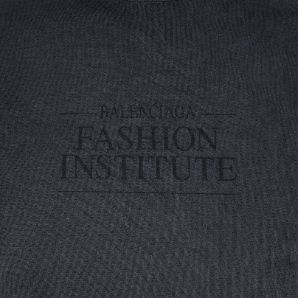 Sizing Balenciaga FW22 Logo Print Gray Regular Fit Crewneck T-Shirt . 612966TMVH68190
