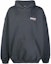 Buy Balenciaga FW22 Logo Print Unisex Gray Hoodie Sweatshirt 620973TKVI91366
