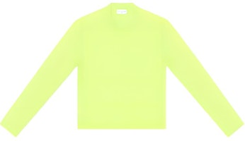 Balenciaga FW22 Minimalist Slim Fit Long Sleeve T-Shirt Yellow 704103TMVB77204 Balenciaga FW22 Minimalist Slim Fit Long Sleeve T-Shirt Yellow 704103TMVB77204