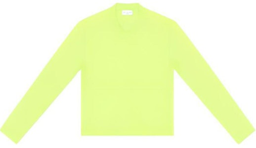 バレンシアガ FW22 ミニマリスト スリムフィット 長袖Tシャツ イエロー 704103TMVB77204 Order バレンシアガ FW22 ミニマリスト スリムフィット 長袖Tシャツ イエロー 704103TMVB77204