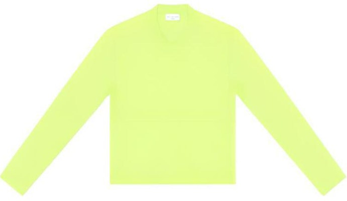 Balenciaga FW22 Kaos Lengan Panjang Slim Fit Minimalis Kuning 704103TMVB77204 Order Balenciaga FW22 Kaos Lengan Panjang Slim Fit Minimalis Kuning 704103TMVB77204