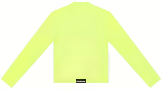 Balenciaga FW22 Kaos Lengan Panjang Slim Fit Minimalis Kuning 704103TMVB77204 Lookbook Balenciaga FW22 Kaos Lengan Panjang Slim Fit Minimalis Kuning 704103TMVB77204