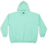 Order Balenciaga FW22 Mint Green Logo Print Oversized Hoodie for Men. 620973TKVI93461