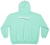 Lookbook Balenciaga FW22 Mint Green Logo Print Oversized Hoodie for Men. 620973TKVI93461