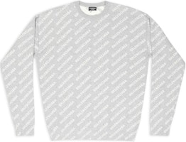 발렌시아가 FW22 모노그램 로고 크루넥 롱슬리브 스웨터 그레이. 702952T32331461 Order 발렌시아가 FW22 모노그램 로고 크루넥 롱슬리브 스웨터 그레이. 702952T32331461