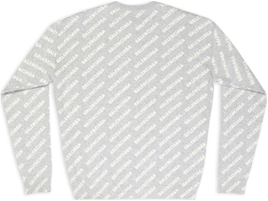 巴黎世家FW22字母Logo款长袖圆领毛衣灰色 702952T32331461 Lookbook 巴黎世家FW22字母Logo款长袖圆领毛衣灰色 702952T32331461