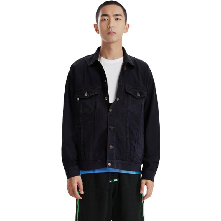 Balenciaga FW22 Monogram Print Single-Breasted Denim Jacket Black  Regular Fit 732230TNW541129 圖 8