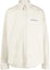 Buy Balenciaga FW22 Nude Letter Print Loose Fit Button-Up Long Sleeve Shirt Men. 703843TKM019800