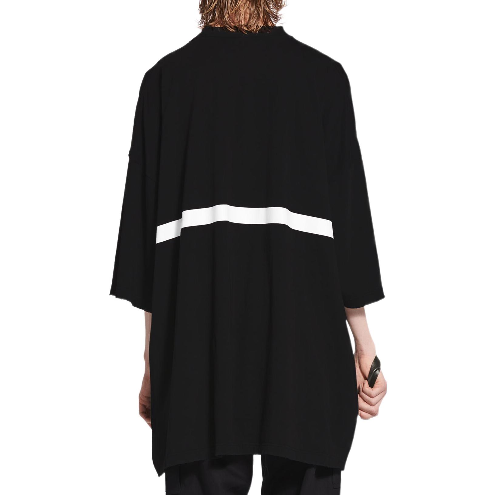 Balenciaga FW22 Numeric Print Oversized Batwing T-Shirt Black Unisex. 720501TNVD51070 圖 4