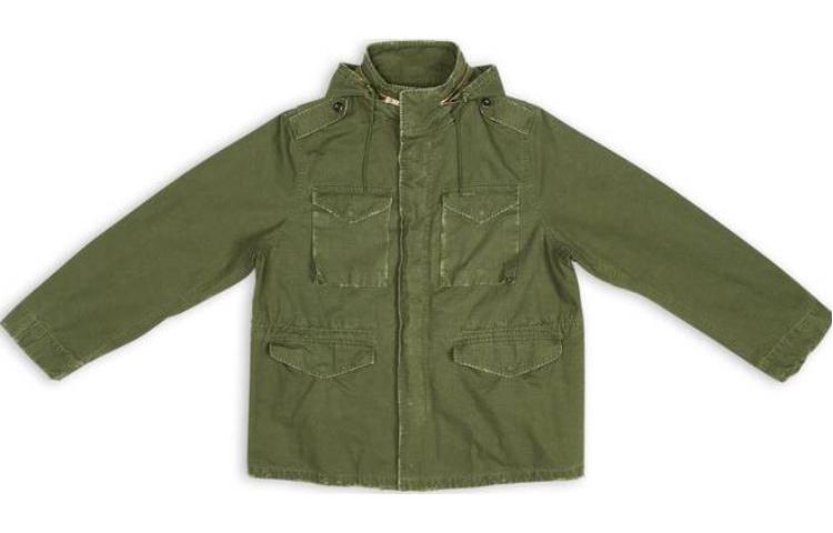 Balenciaga FW22 Oversized Green Hooded Jacket with Multiple Pockets Men 704498TKP272840