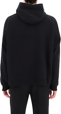 발렌시아가 FW22 오버사이즈 핸드라이터 로고 블랙 후드 캐주얼웨어. 674986TMVB51070 Purchase 발렌시아가 FW22 오버사이즈 핸드라이터 로고 블랙 후드 캐주얼웨어. 674986TMVB51070