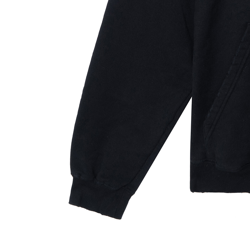 Sizing 발렌시아가 FW22 오버사이즈 핸드라이터 로고 블랙 후드 캐주얼웨어. 674986TMVB51070