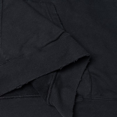 발렌시아가 FW22 오버사이즈 핸드라이터 로고 블랙 후드 캐주얼웨어. 674986TMVB51070 1