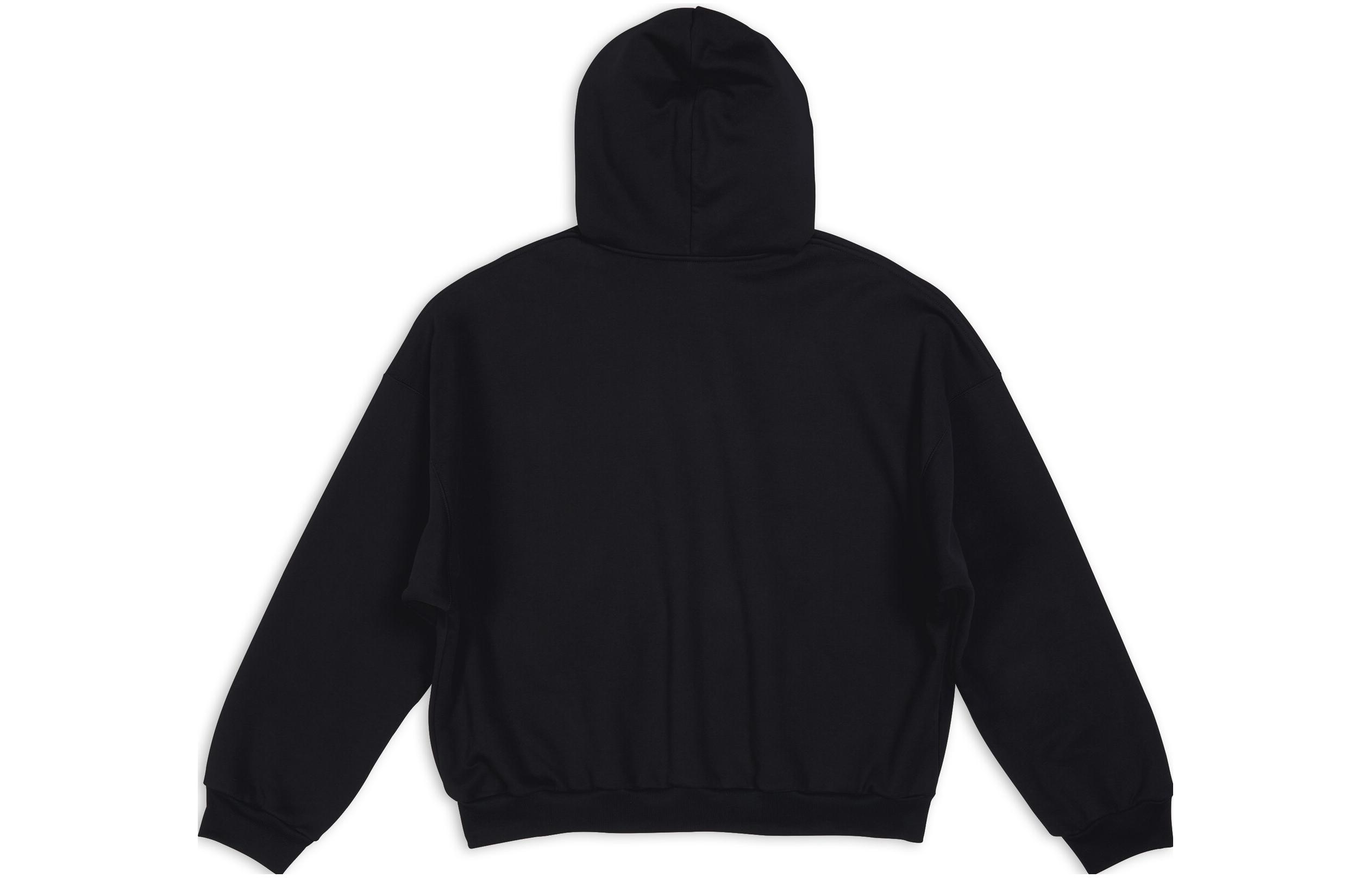 Balenciaga FW22 Oversized Hoodie Solid Black Pullover Sweatshirt 725565TNVL41000 圖 3