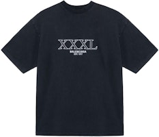 Balenciaga FW22 Oversized Logo Print Black T-Shirt XXL. 641675TNVD81070 Balenciaga FW22 Oversized Logo Print Black T-Shirt XXL. 641675TNVD81070