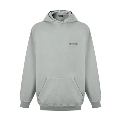 Balenciaga FW22 Oversized Unisex Grey Pullover Sweatshirt. 570811TNVG89244