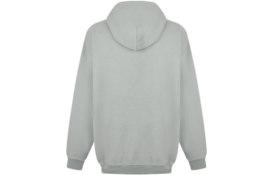 Lookbook 巴黎世家2022秋冬宽松男女同款灰色套头卫衣. 570811TNVG89244