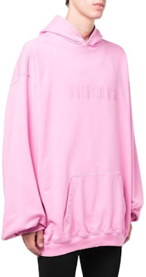Balenciaga FW22 Pink Plain Pullover Hoodie Long Sleeve. 729361TNVL25700 Purchase Balenciaga FW22 Pink Plain Pullover Hoodie Long Sleeve. 729361TNVL25700