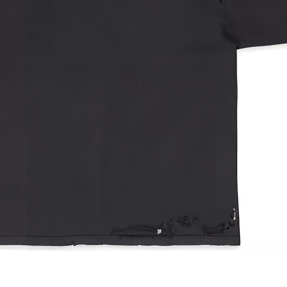 Sizing 巴黎世家 FW22 修补做旧宽松版型男女同款黑色T恤. 704056TMVA59034