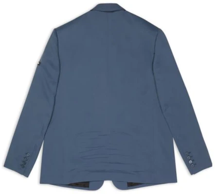 Balenciaga FW22 Solid Color Single-Breasted Oversized Jacket Blue Men’s 674430TNO611760 Lookbook Balenciaga FW22 Solid Color Single-Breasted Oversized Jacket Blue Men’s 674430TNO611760
