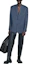 Shop Balenciaga FW22 Solid Color Single-Breasted Oversized Jacket Blue Men’s 674430TNO611760